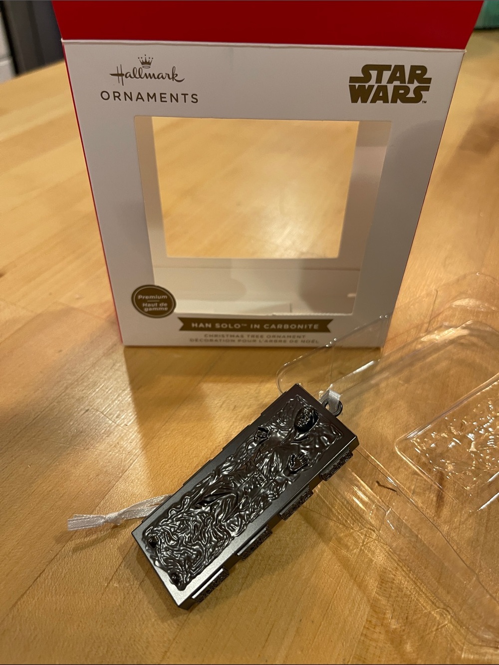 Hallmark Star Wars Han Solo Carbonite Ornament - Metallic